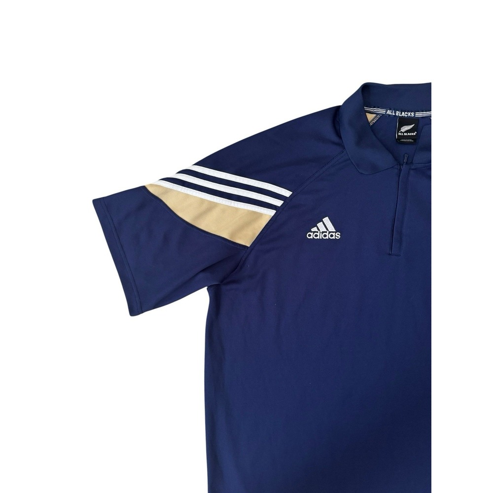 New Zealand All Blacks Rugby Union Shirt Jersey Polo Adidas Mens XXL‎ - Picture 2 of 8